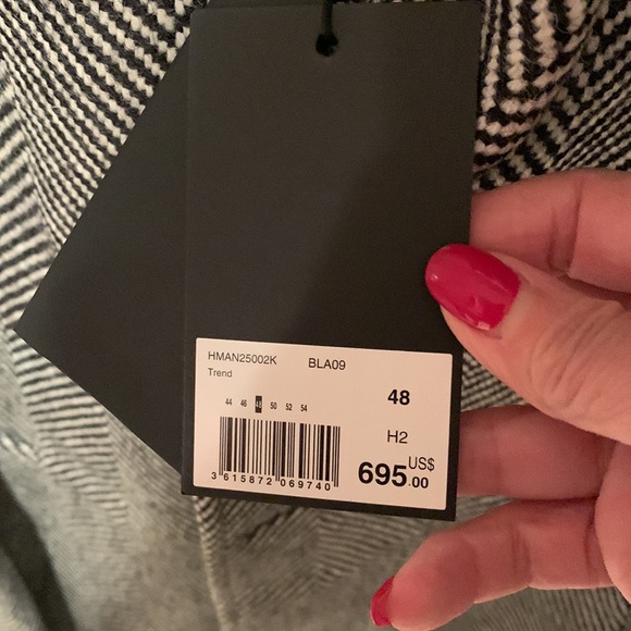 Patterned Wool Coat - Picture 5 of 8